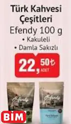 EFENDY TÜRK KAHVESİ ÇEŞİTLERİ